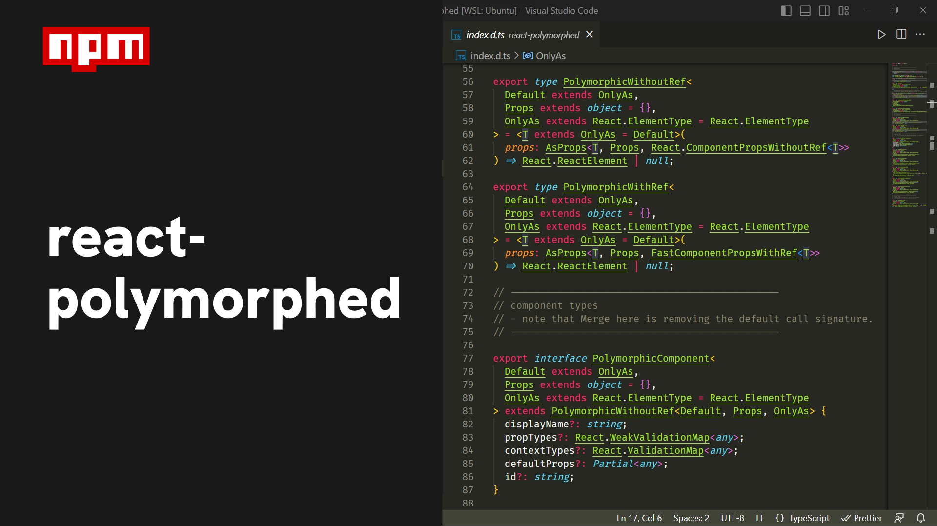 react-polymorphed graphic